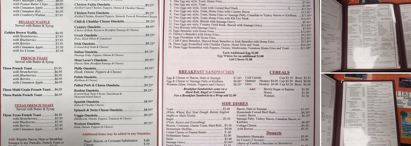 Chuck Wagon Restaurant Menu