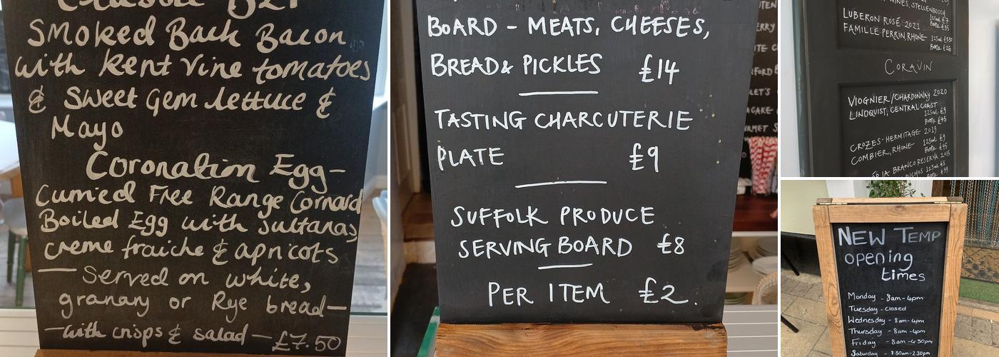 Box River Café Menu