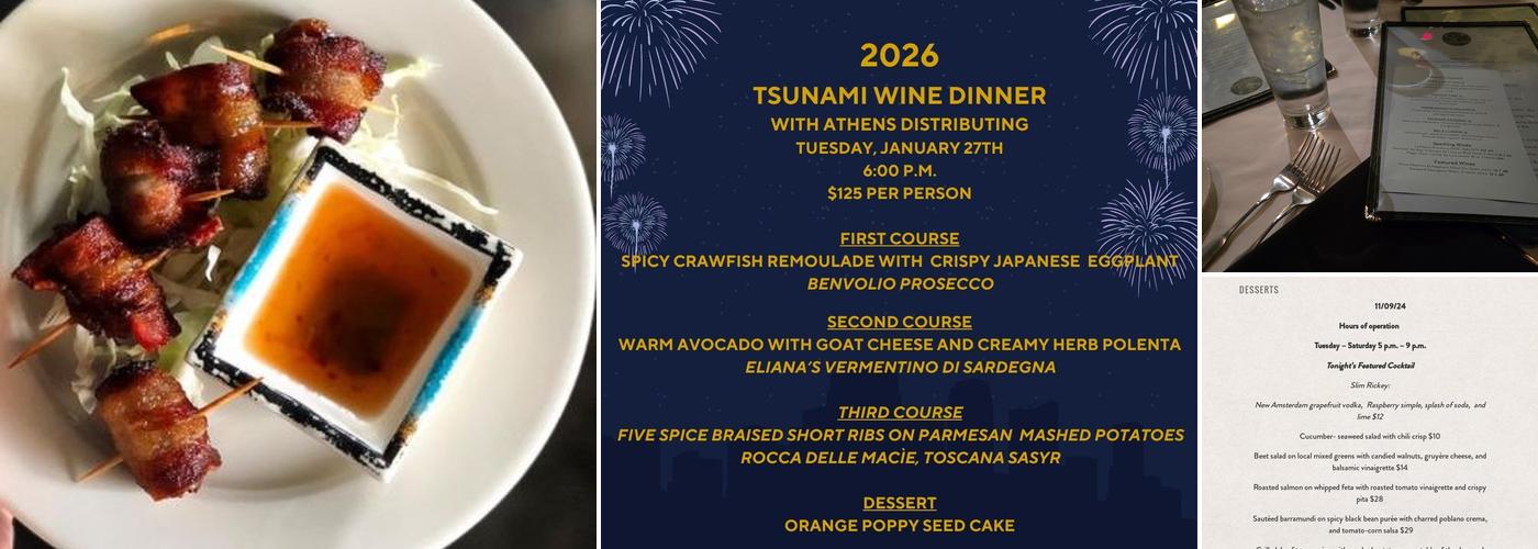 Tsunami Menu