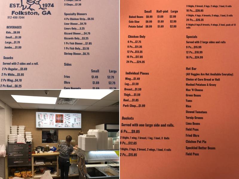 Quick Chick Menu