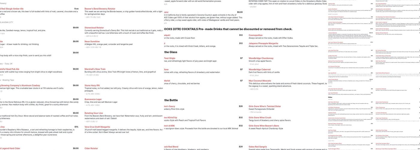 Grateful Head Pizza Oven & Tap Room Menu