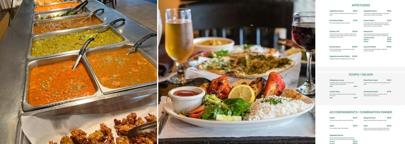 India Garden Restaurant Menu
