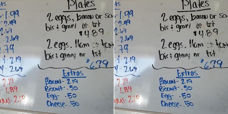 Doyle Cafe Menu