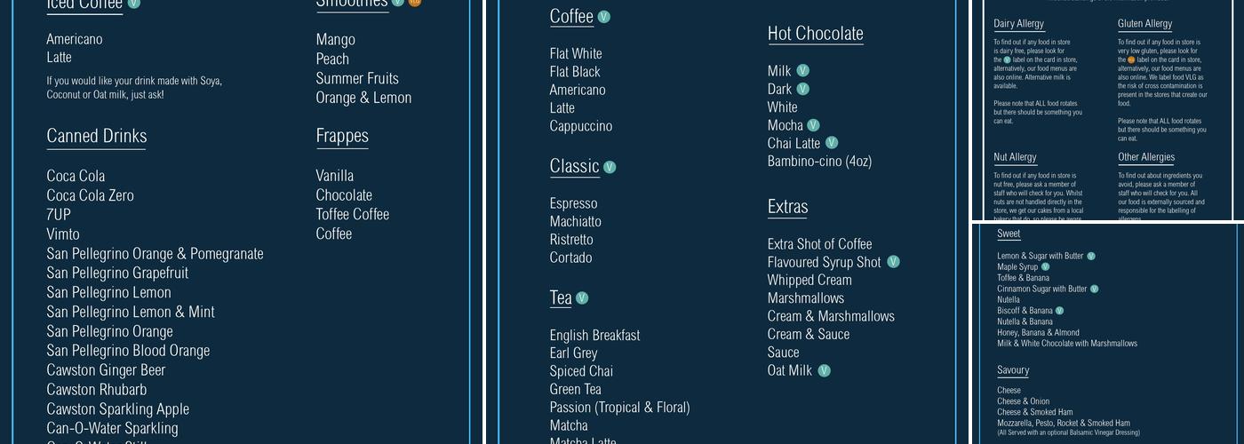 HatHats Coffee Faversham Menu