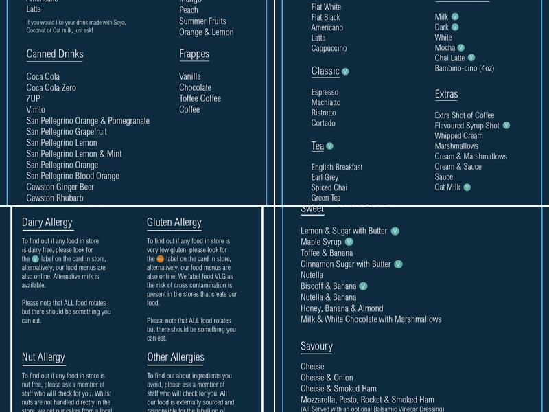 HatHats Coffee Faversham Menu