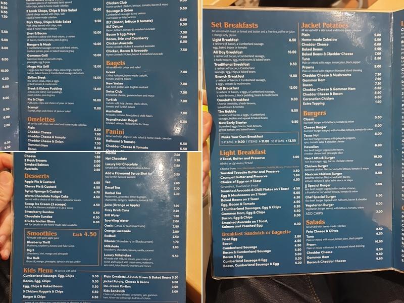 Whitstable Coffee Co Menu