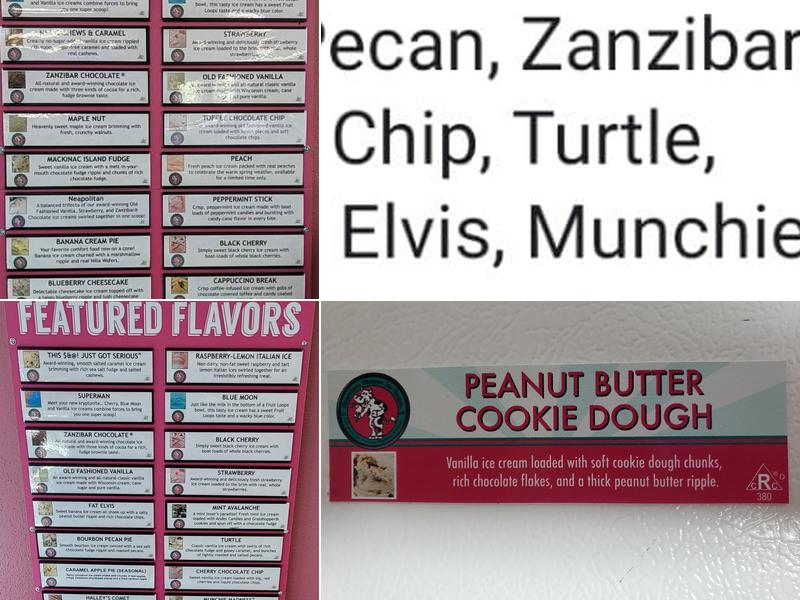 Sweet Addiction Menu