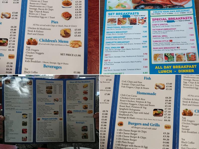 Victoria Cafe Menu