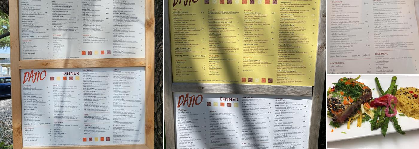 Dajio Menu