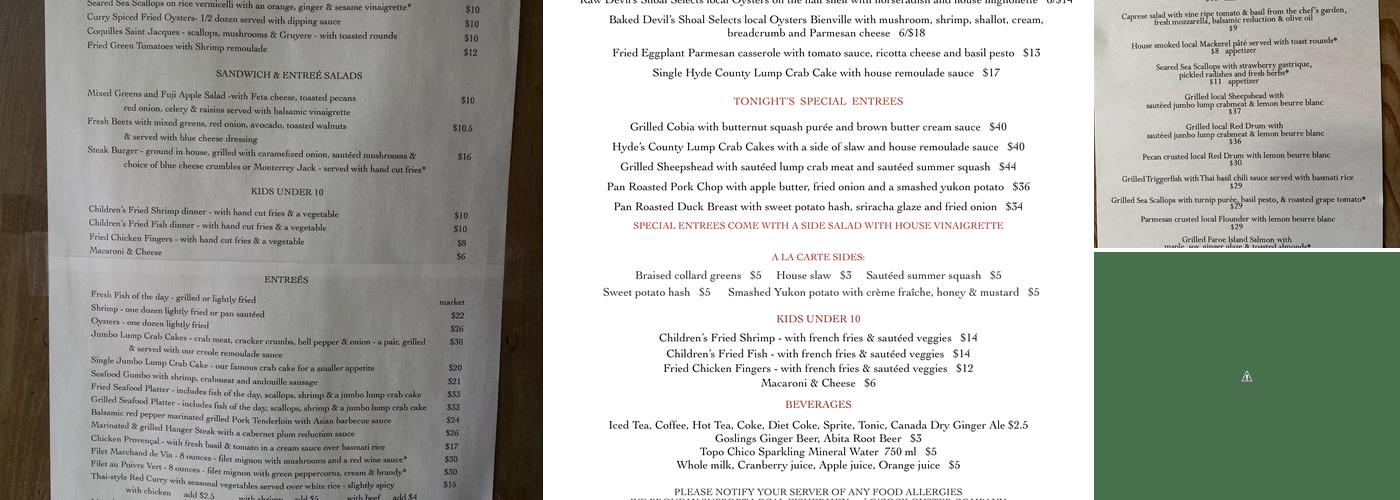 Flying Melon Menu