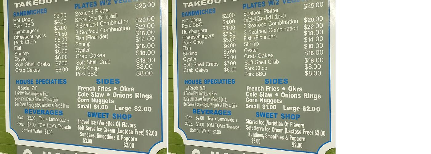Sugar N Spice Menu