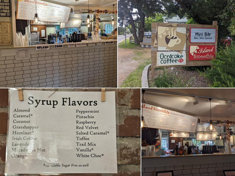 Ocracoke Coffee Company Menu