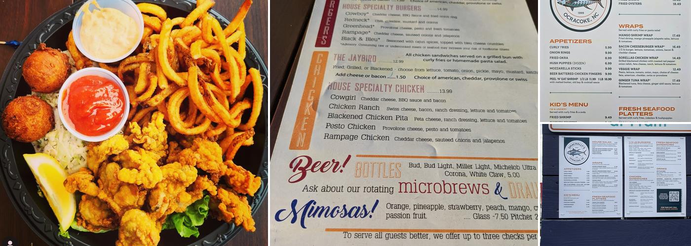 SmacNally’s Waterfront Bar & Grill Menu