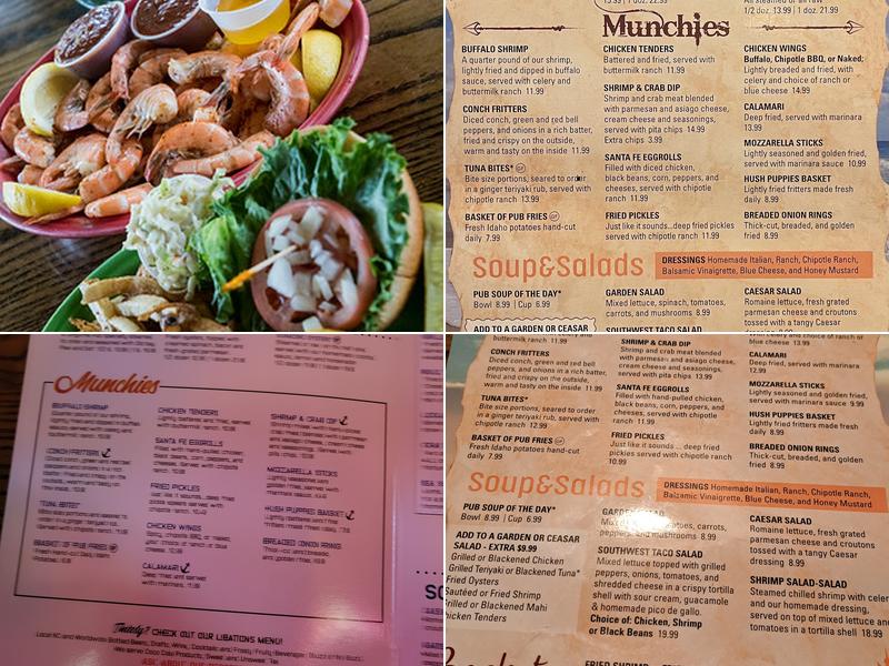 Howard's Pub Menu
