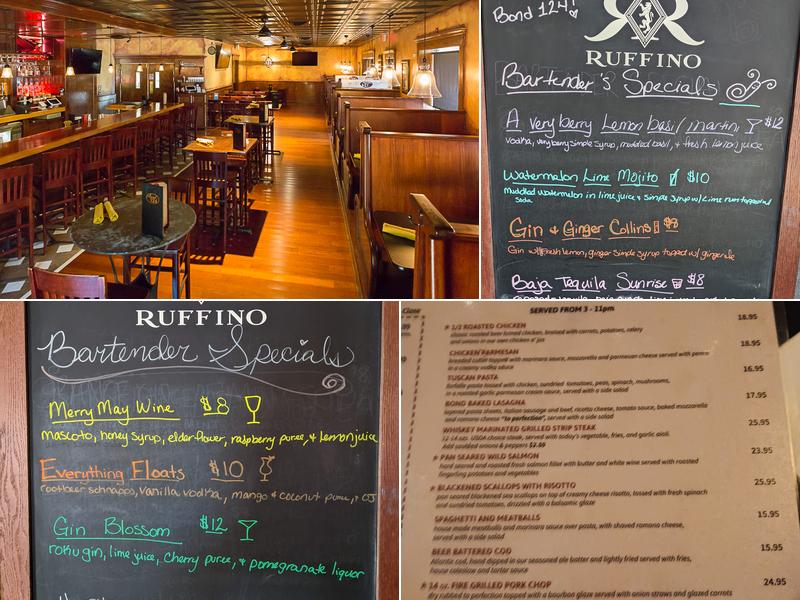 Bond 124 Menu