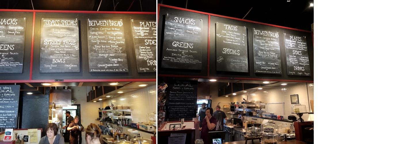 Delta Bound Southern Food Joint Menu