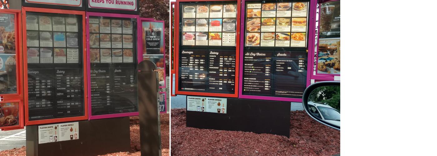 Dunkin' Menu