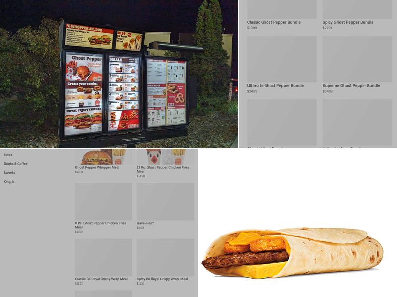 Burger King Menu