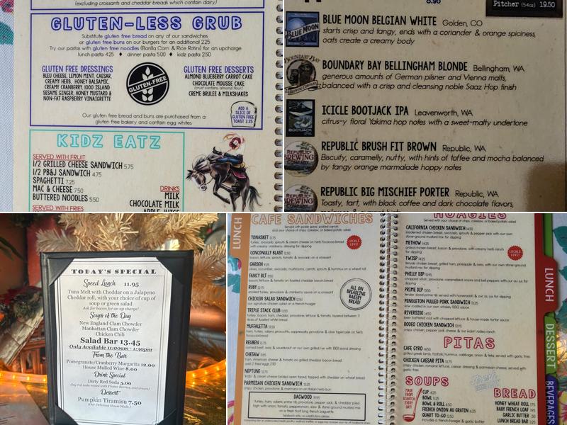 Breadline Cafe Menu