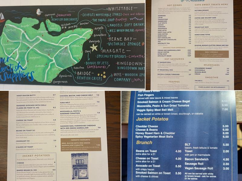 The Kitchen @whitstable Menu