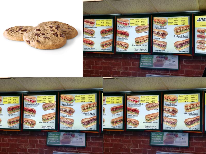 Subway Menu