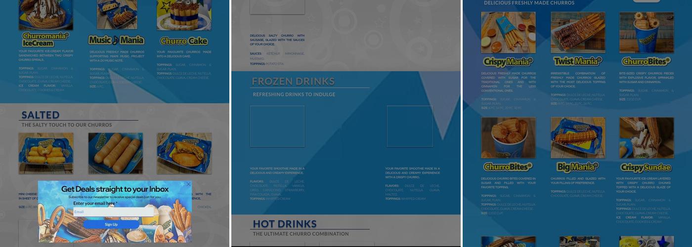 Churromania Westchester Menu