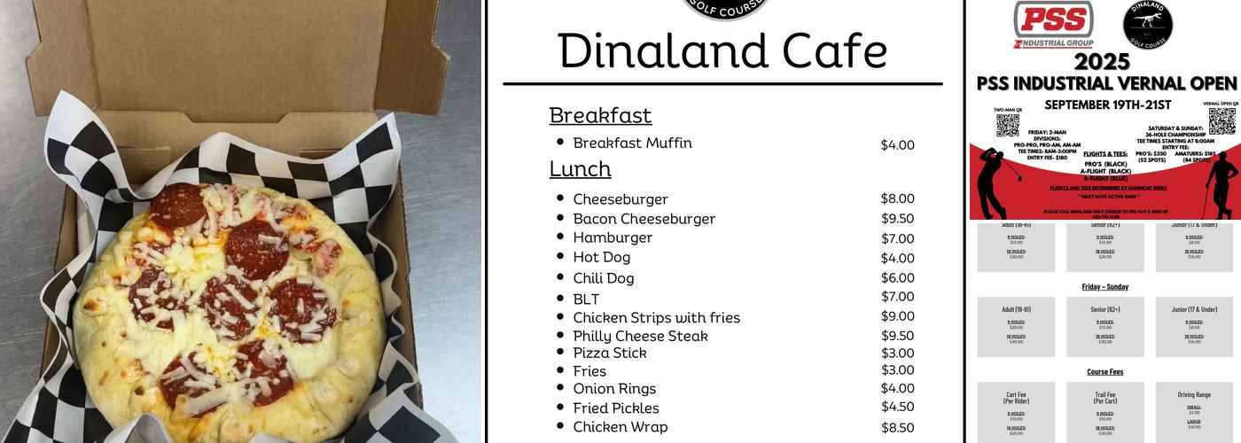 Dinaland Cafe Menu