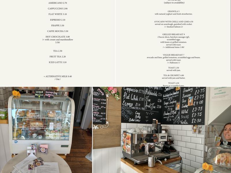 Thirst Love Café Menu