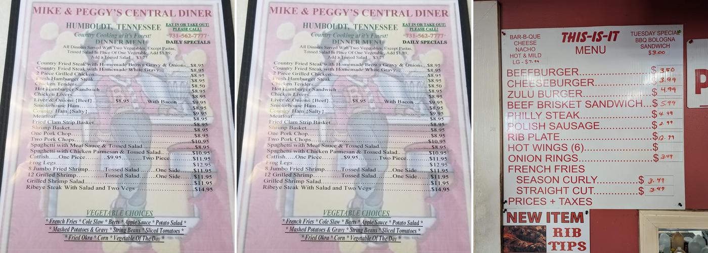 This Is It Menu