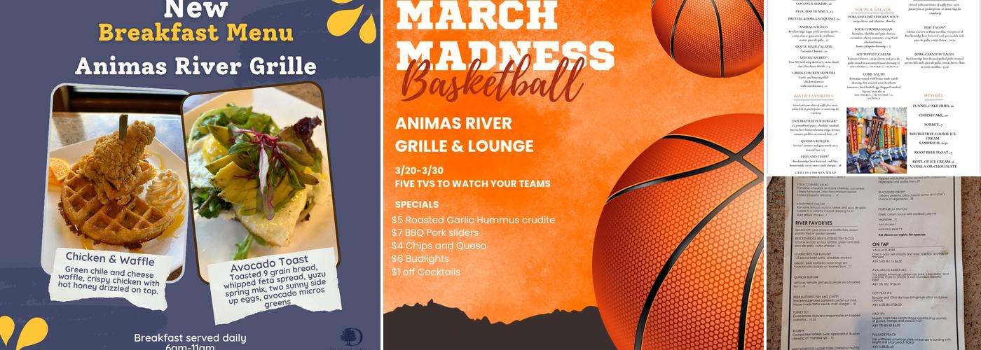 Animas Grille & Lounge Menu