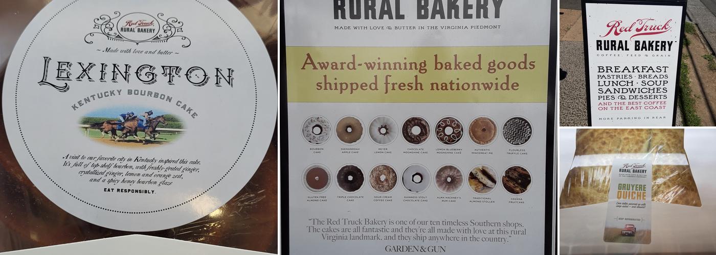 Red Truck Rural Bakery/Marshall Menu