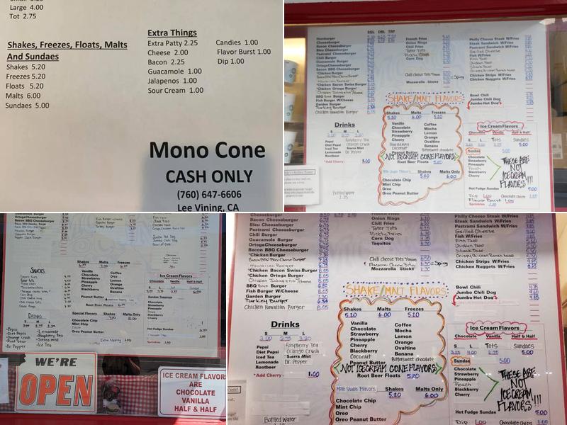 Mono Cone Menu