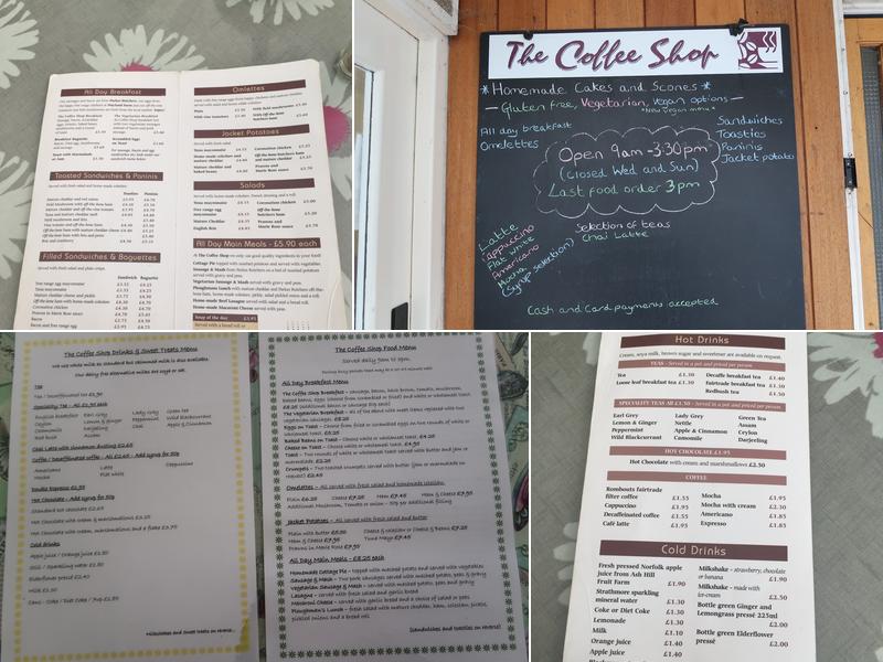 The Coffee Shop Menu