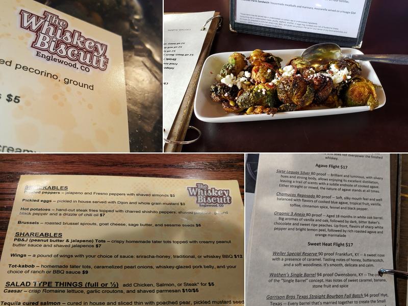 The Whiskey Biscuit Menu