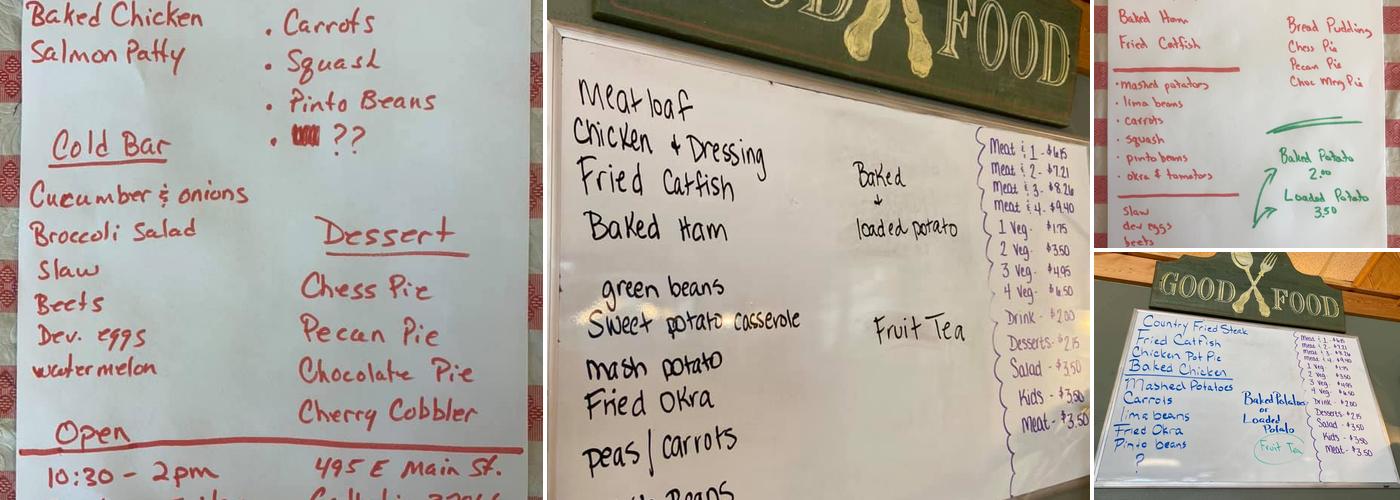 Mama's Kitchen Menu