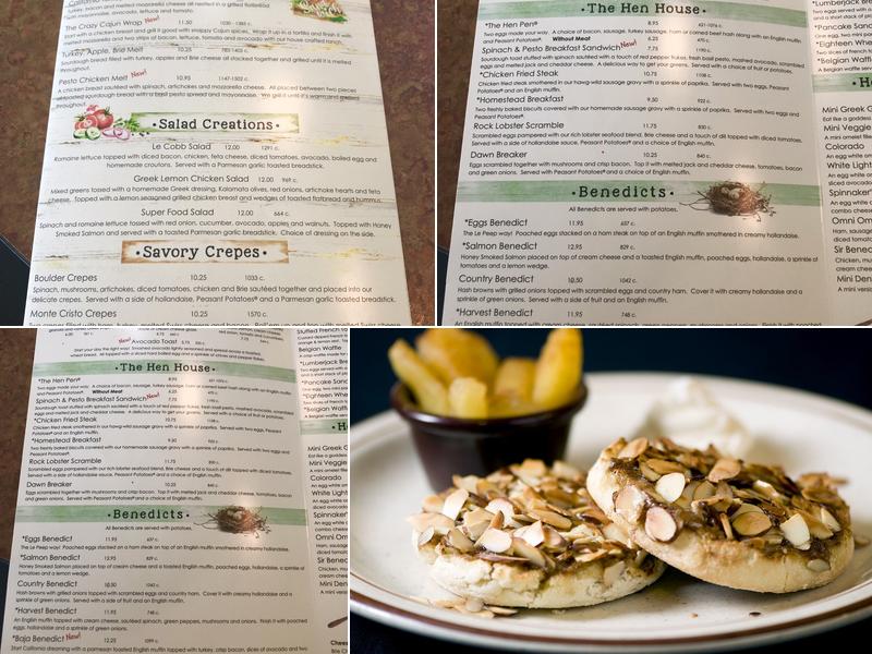 Le Peep Broadlands Menu