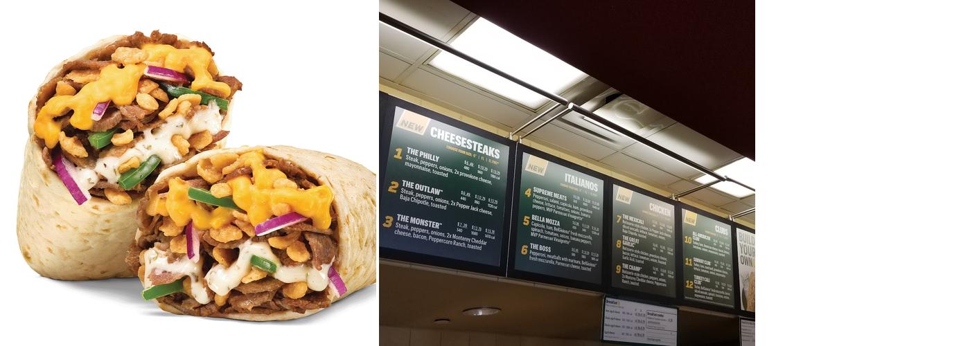 Subway Menu