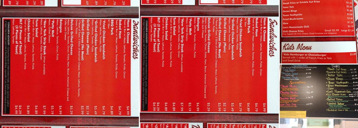 Armando's East Brainerd Burger Co. Menu