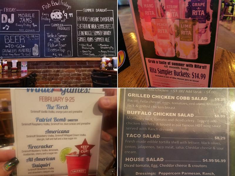 Broadway Brewhouse Menu