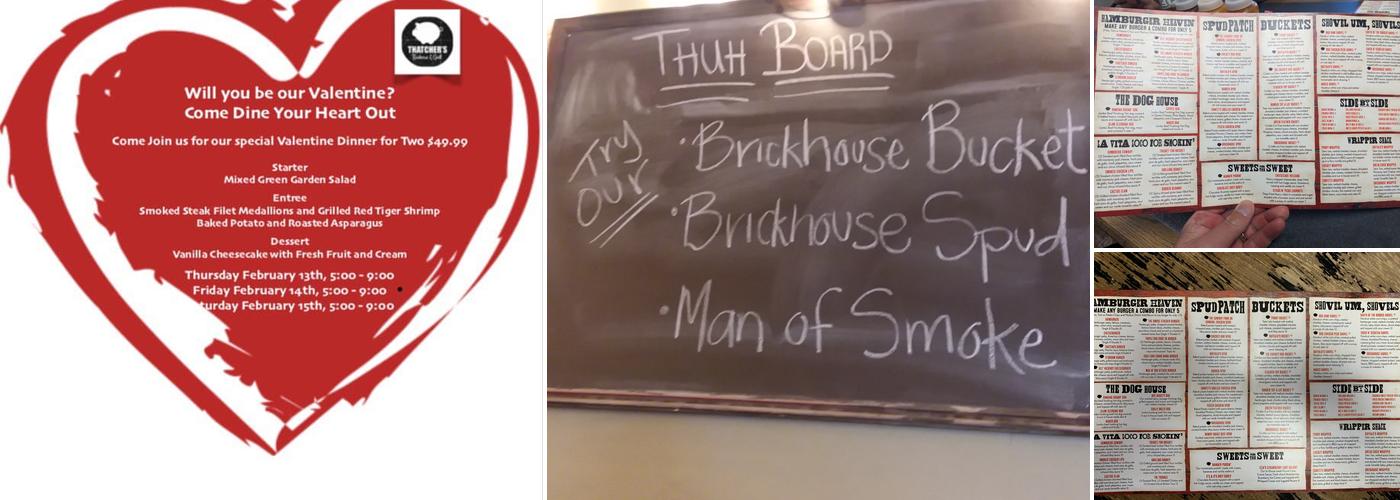 Thatcher's Barbecue & Grill Menu