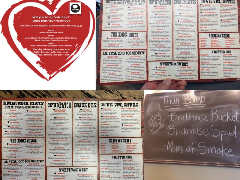 Thatcher's Barbecue & Grill Menu