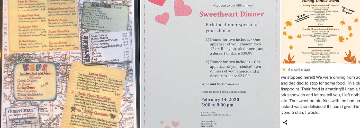 Destinations Menu