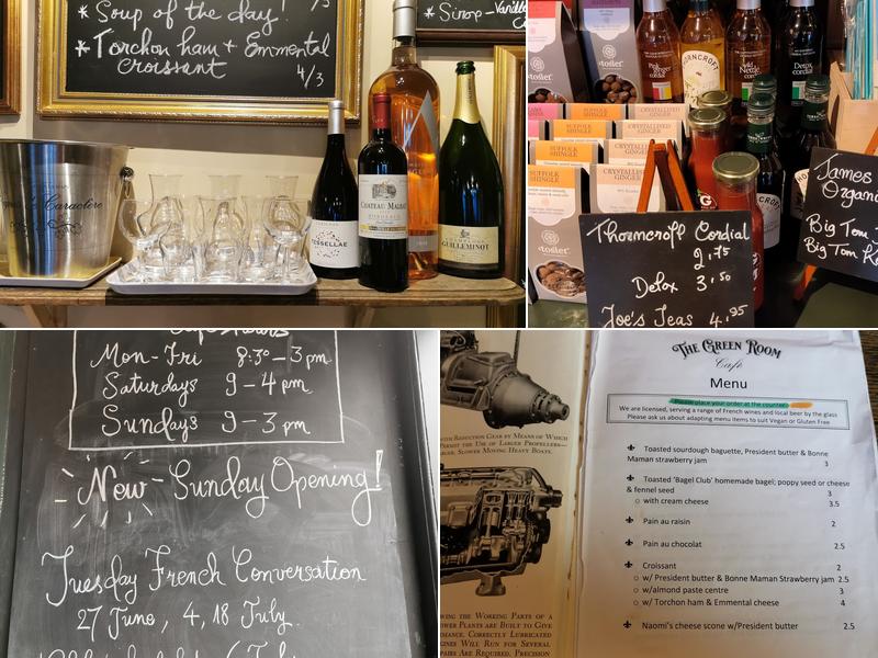 The Green Room Cafe & Atelier Menu