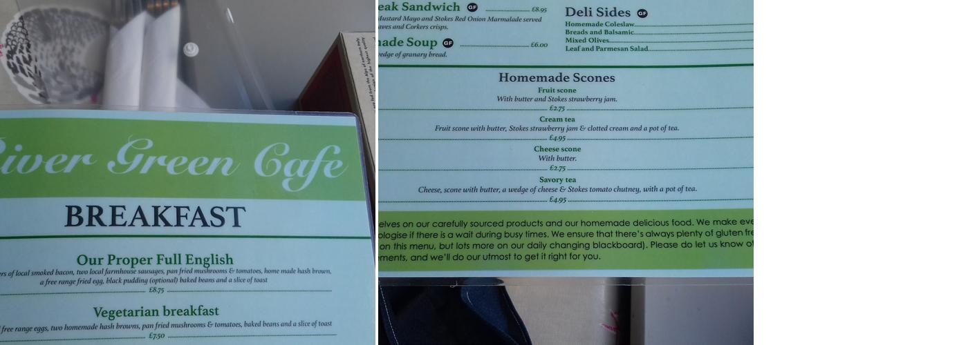 River Green Cafe and Deli Menu