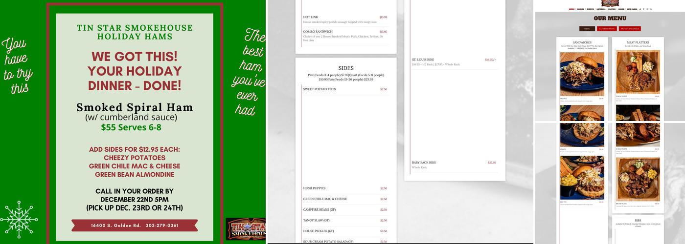 Tin Star Smokehouse Menu