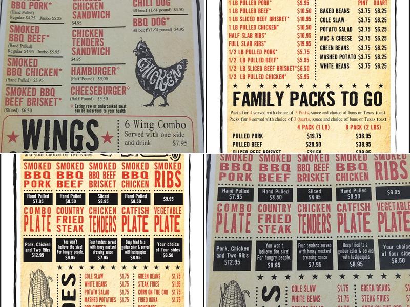 Nooga Q Smokehouse Grill Menu