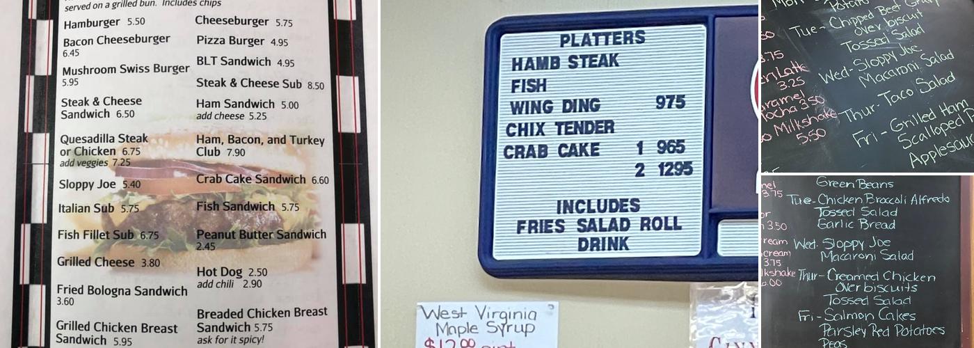 Englanders Menu