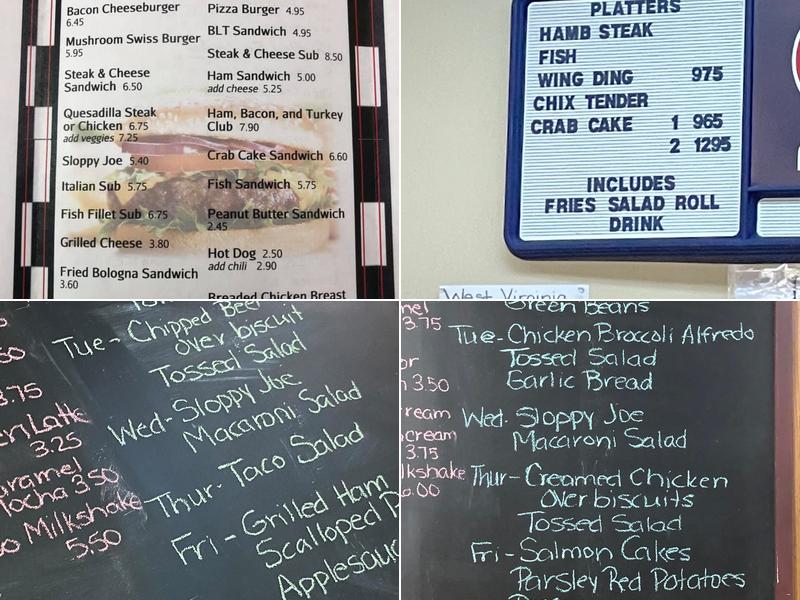 Englanders Menu