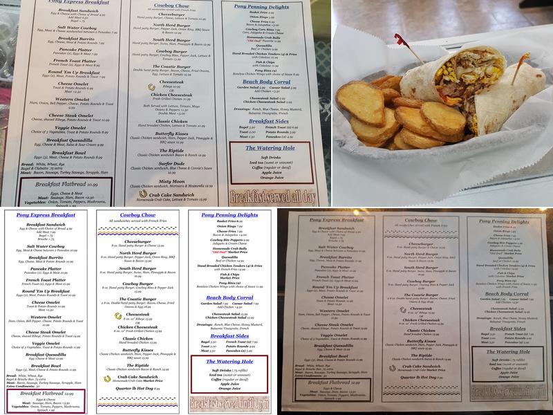 Beach road round-up Menu