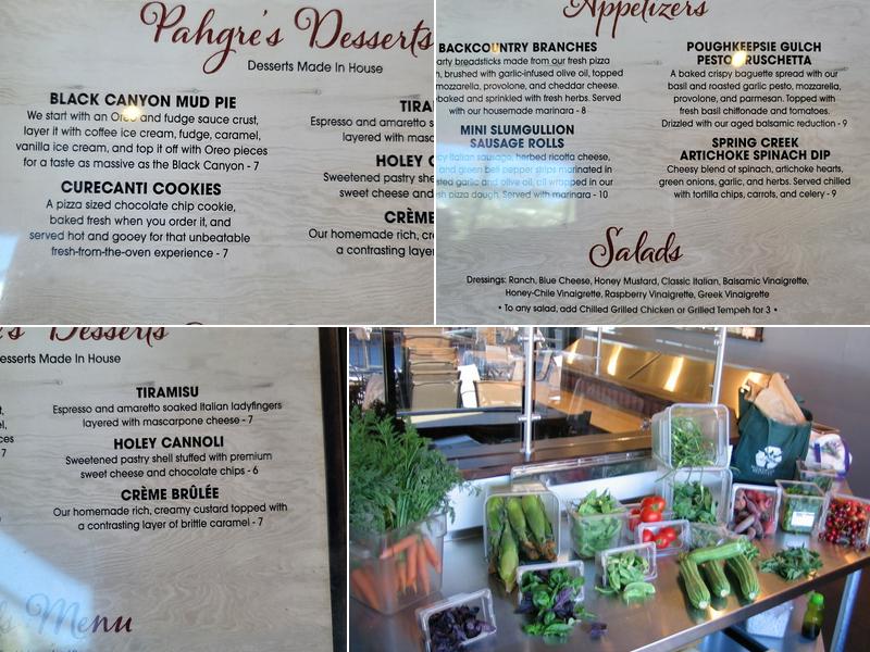 Pahgre's Menu